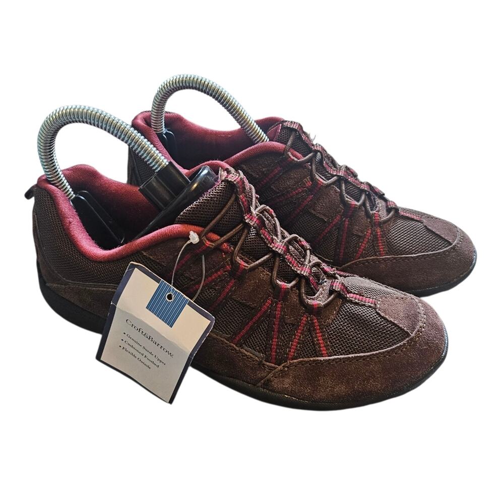 Croft & Barrow Slip On Sneakers Brown Walking Shoes NWT Size 6 Med